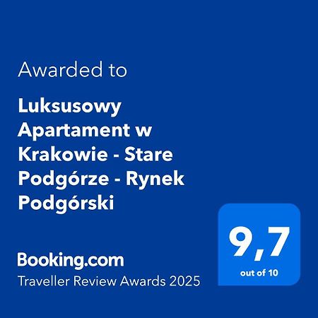 Luksusowy Apartament W Krakowie - Stare Podgorze - Rynek Podgorski المظهر الخارجي الصورة